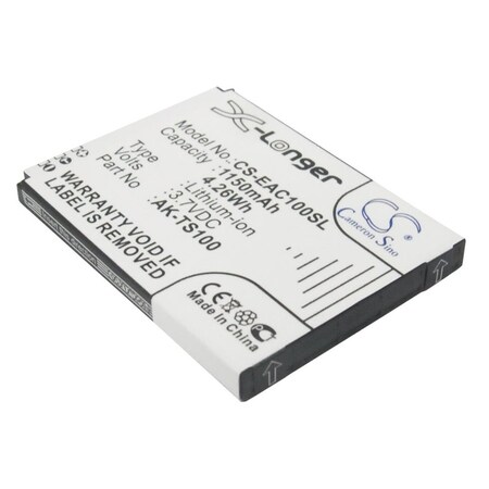 Bsc Preferred Emporia TELME TS100 TELME TS100S Mobile Phone Replacement Battery CS-EAC100SL